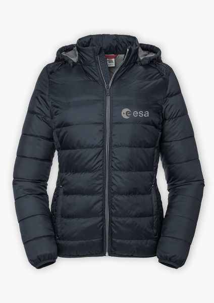 All-weather hooded thermal jacket with ESA logo for Women