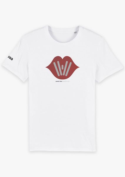 Cosmic Kiss Lips In Velvet T-shirt for Men