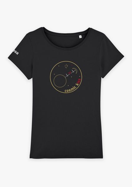 Cosmic Kiss Patch T-shirt for Women