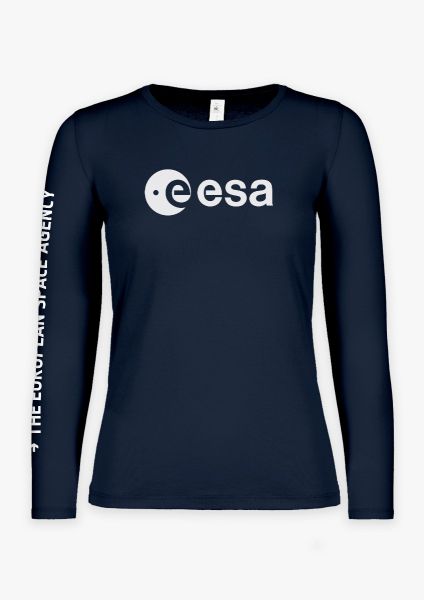 Long-sleeve t-shirt for women with large ESA logo