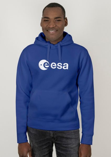 Men's hoodie with printed ESA logo