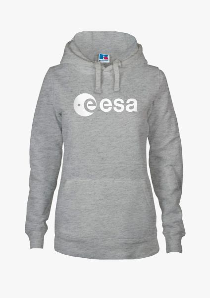 Women's hoodie with printed ESA logo