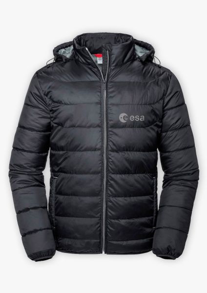 All-weather hooded thermal jacket with ESA logo for Men