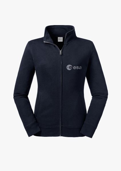 Zip-Up sweatshirt with ESA logo for Women