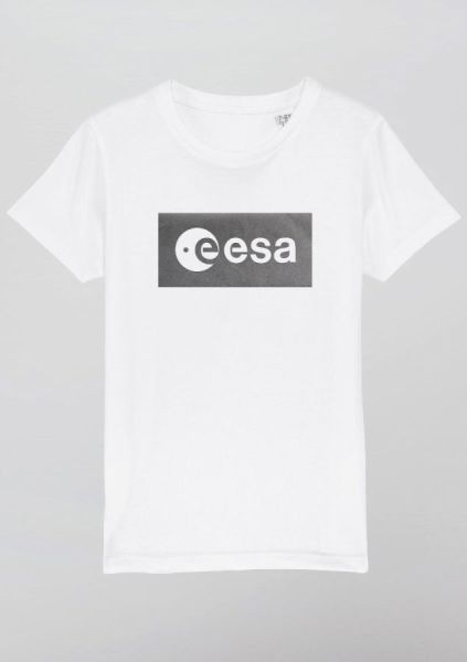 Grey Inverse ESA logo in Velvet T-shirt for Children