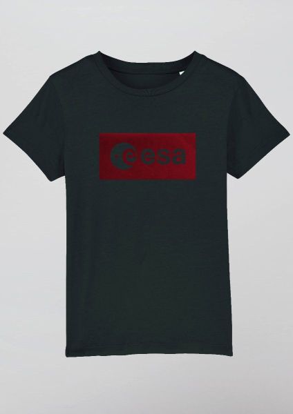 Red Inverse ESA logo in Velvet T-shirt for Children