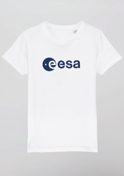 Blue ESA Logo in Rubber Relief T-shirt for Children