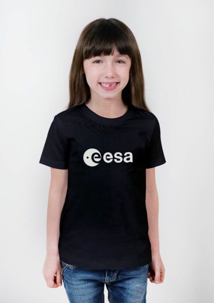 ESA logo in rubber relief t-shirt for children