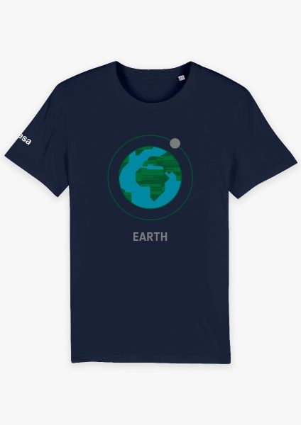 T-shirt with Earth for men