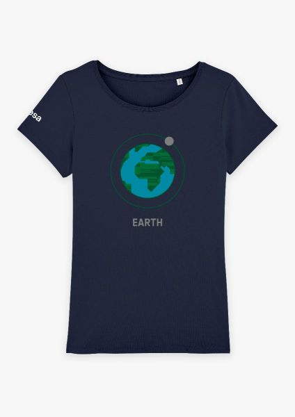 T-shirt with Earth for women