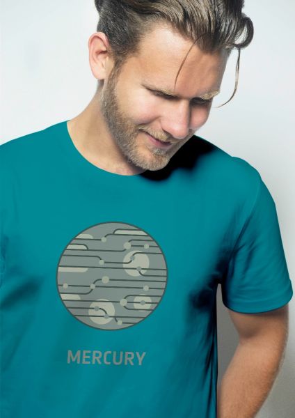 T-shirt with Mercury for men