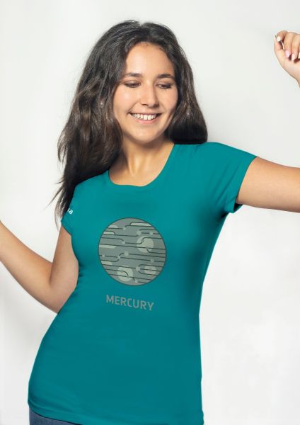 T-shirt with Mercury for women