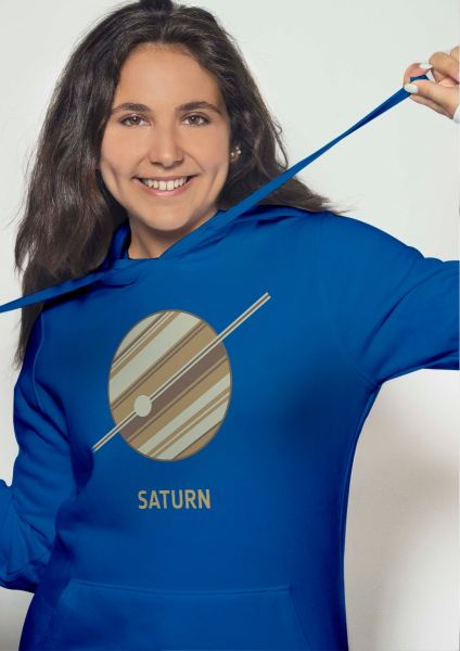 Hoodie with Saturn for Women