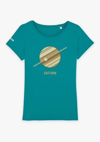 T-shirt with Saturn for women