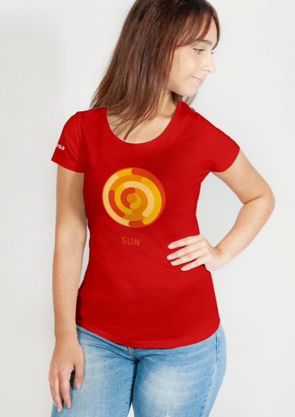 T-shirt with Sun for women