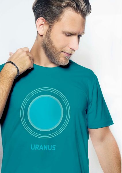 T-shirt with Uranus for men