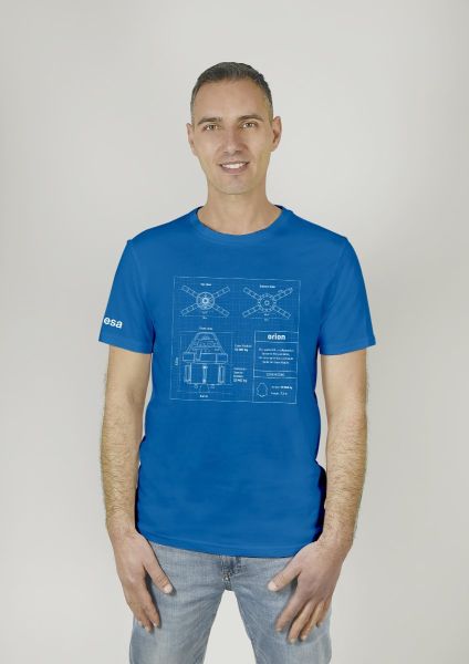 Orion ESM blueprint t-shirt for men