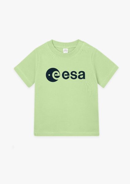 ESA logo blue printed t-shirt for babies