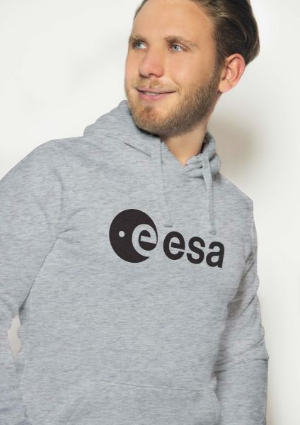 Men's Hoodie with Printed Black ESA Logo