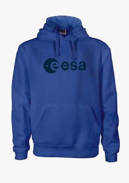 Men's Hoodie with Printed Blue ESA Logo