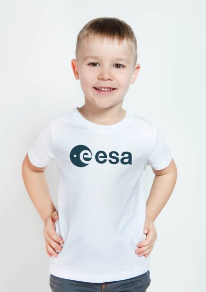 Blue ESA Logo Printed T-shirt for Children