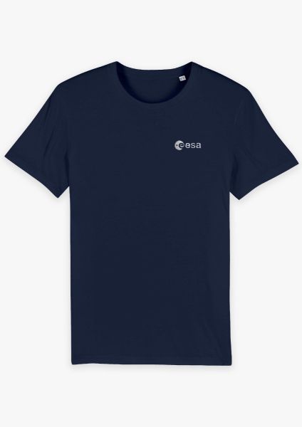 T-shirt with Embroidered Esa Logo for Men