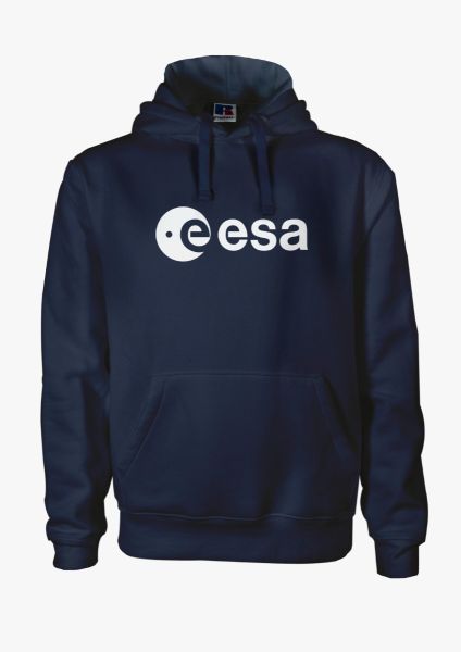 Men's Hoodie with Printed White ESA Logo
