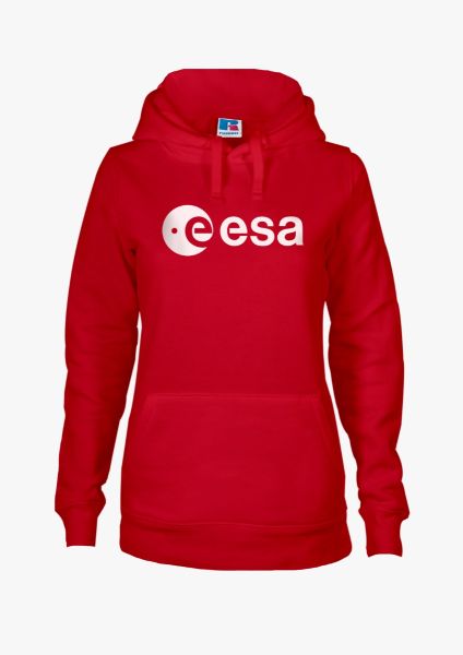Women's Hoodie with Printed White ESA Logo