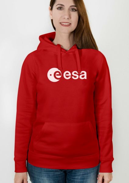 Women's Hoodie with Printed White ESA Logo