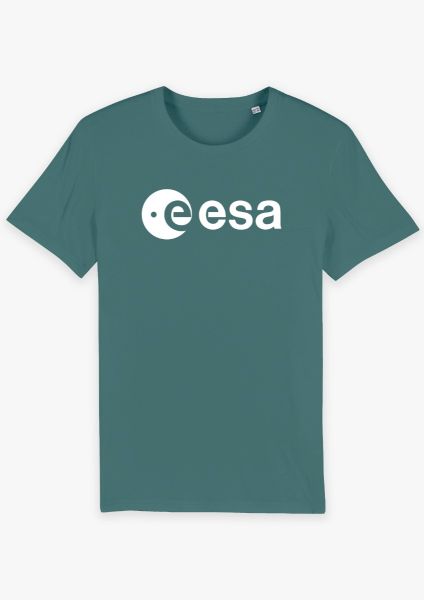 White ESA Logo Printed T-shirt for Men