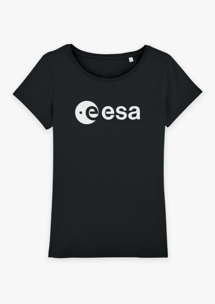 White ESA Logo Printed T-shirt for Women