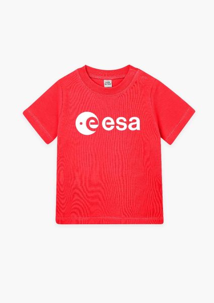 ESA logo white printed t-shirt for babies