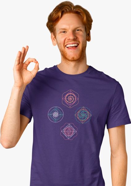 Galactic Geometry T-shirt for Men