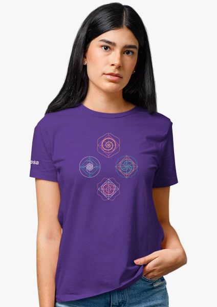 Galactic Geometry T-shirt for Women