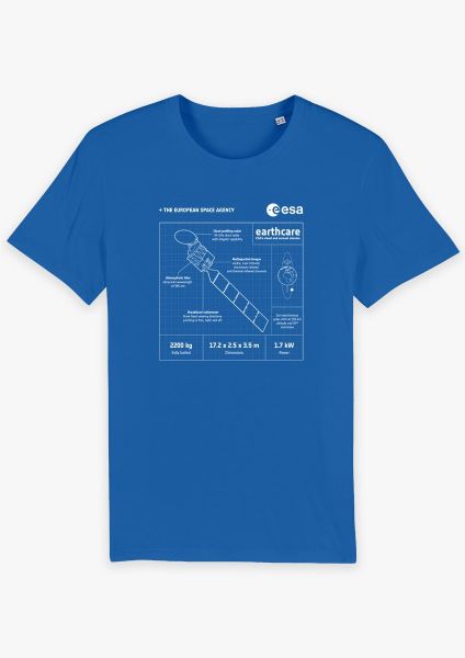 EarthCARE Blueprint T-shirt for adults