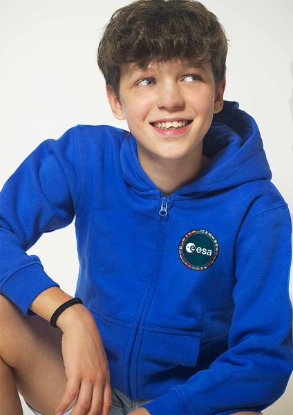 ESA Patch zip-up hoodie for children