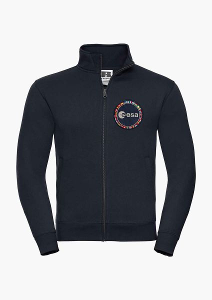 ESA Patch zip-up sweatshirt for men