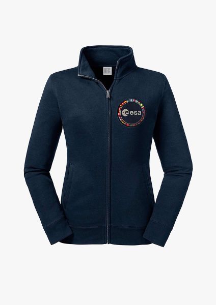 ESA Patch zip-up sweatshirt for women