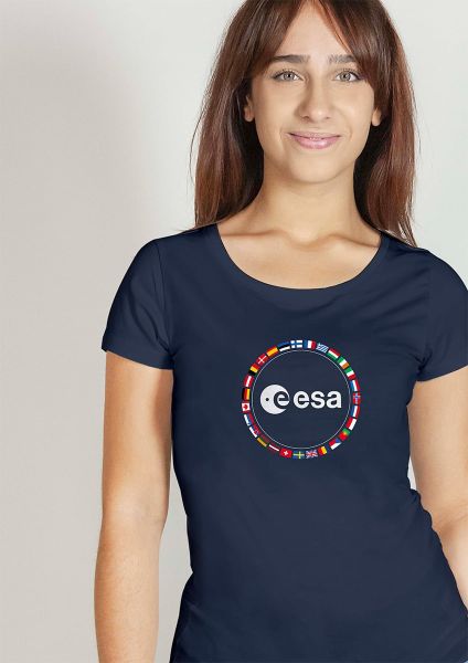 ESA Patch in velvet t-shirt for women
