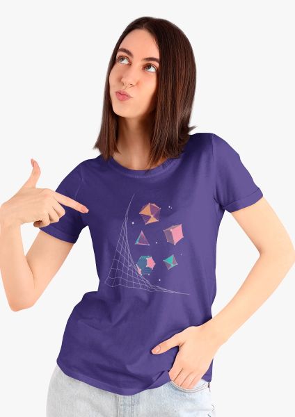 Euclid Spacetime T-shirt for women