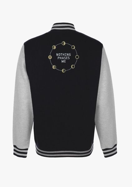 Nothing Phases Me Varsity Jacket for Adults 