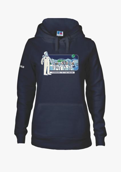 Forward to the Moon by Ale Giorgini Hoodie for Women