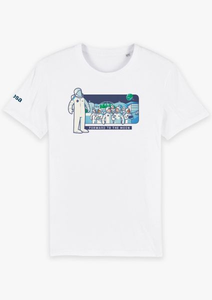 Forward to the Moon by Ale Giorgini T-shirt for Men