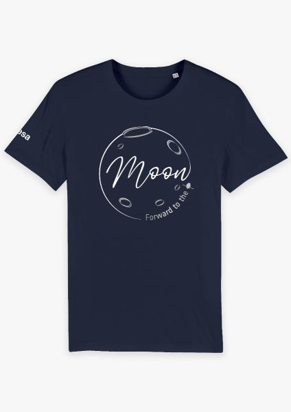 Forward to the Moon Calligraphic T-shirt for Men