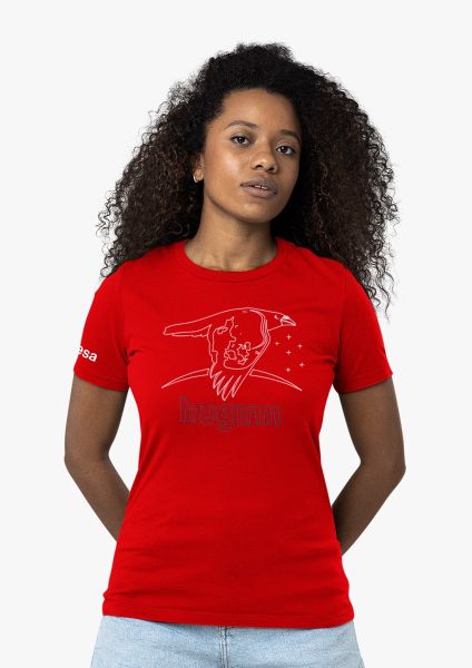 Huginn Wireframe in Rubber Relief T-shirt for women