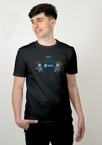 Kerbal with ESA logo t-shirt for adults