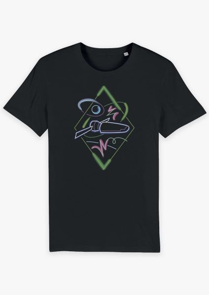 Kourou Neon Launchers - Space Rider T-shirt for adults