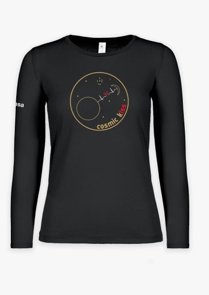 Cosmic Kiss Patch Long-sleeve T-shirt for Women