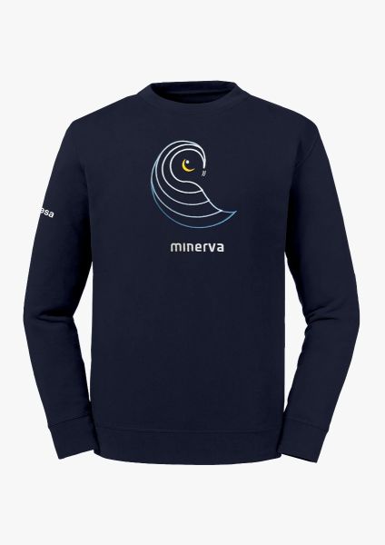 Embroidered Minerva Outline Sweatshirt for Adults