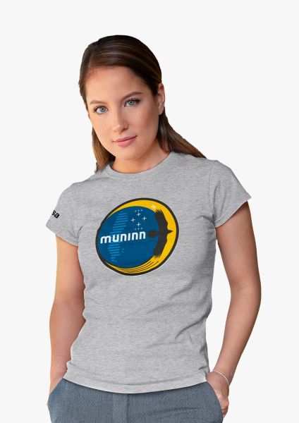 Muninn patch T-shirt for women